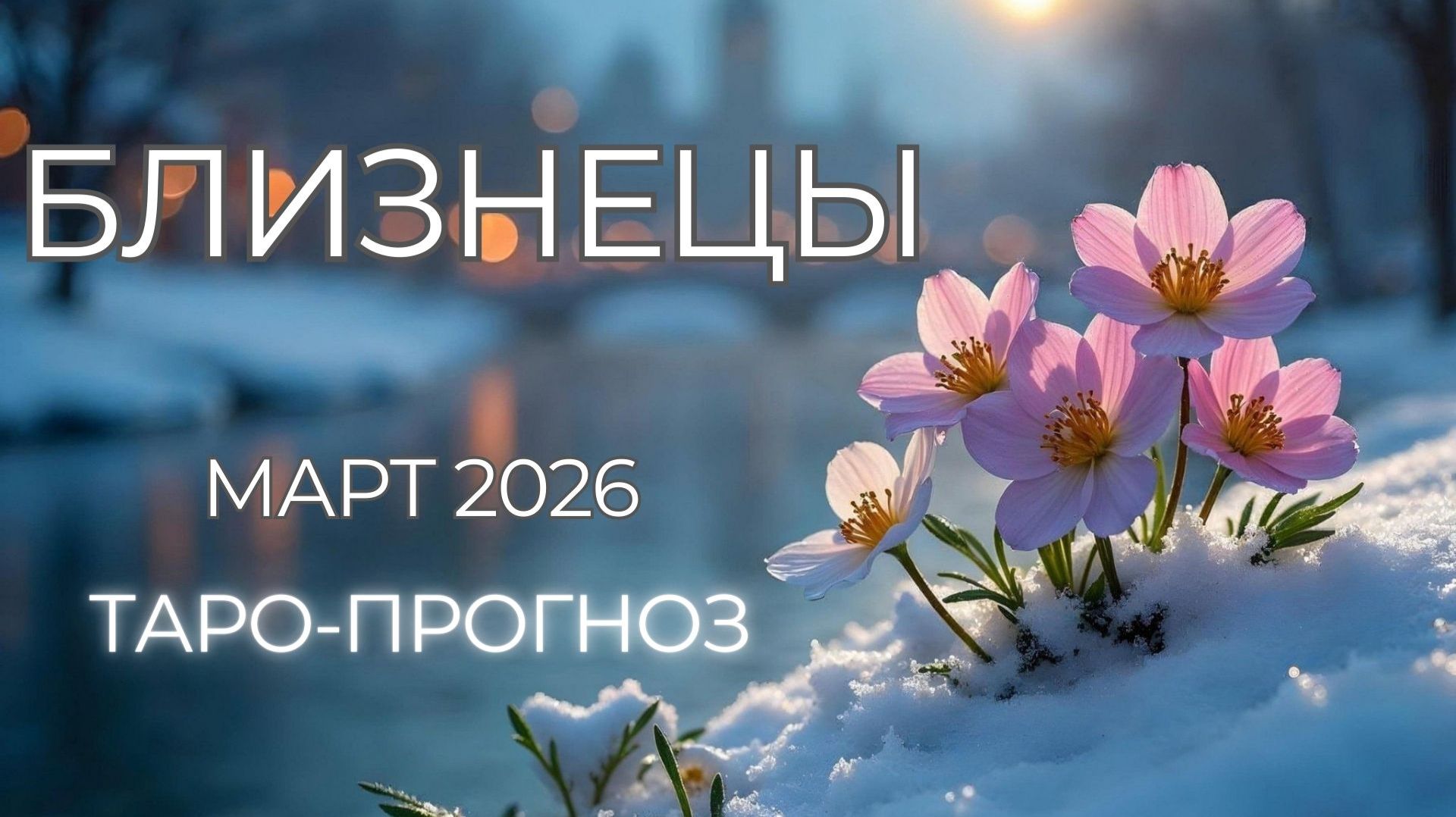 Близнецы ♊ Таро прогноз на март 2026 года смотреть онлайн