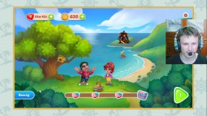 тёмный рыцарь проходит мини игру в сокровищах пиратов 1 часть. 6 серия.