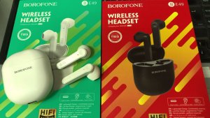 Обзор и Подключение Bluetooth наушники Borofone BE49