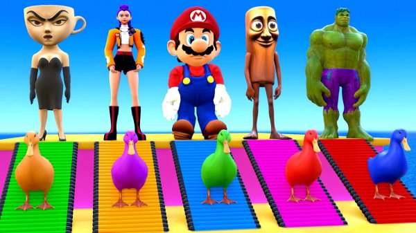 МУЛЬТИКИ ДЛЯ ДЕТЕЙ ВЕСЁЛАЯ ИГРА ЧЕЛОВЕК ПАУК И ЗВЕРЯТА КАТАЮТСЯ С ГОРКИ 3D ЖИВОТНЫЕ СИНИЙ ТРАКТОР