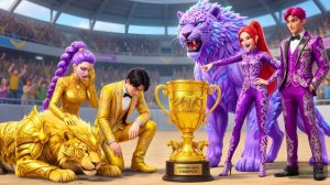 Золотая семейка против аметистовой, Руми выигрывает чемпионат. Охотники на демонов.