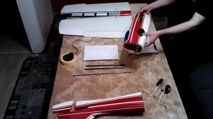 №8- Взвесил элементы модели.