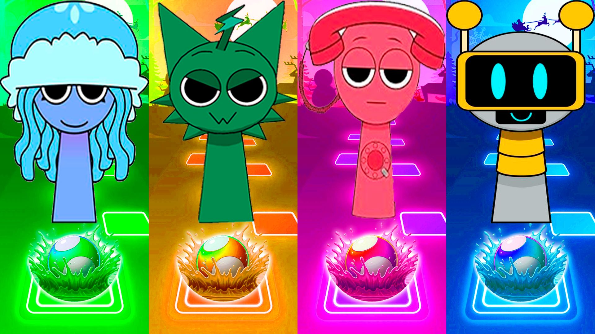 Coffin Dance Спрунки 193 уровень - Мультики про Спрунке | МУЛЬТФИЛЬМЫ SPRUNKI в Tiles Hop смотреть онлайн