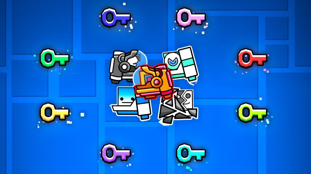 Я закрыл Ютуберов в БЕЗУМНЫХ Мини Играх Geometry Dash смотреть онлайн