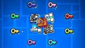 Я закрыл Ютуберов в БЕЗУМНЫХ Мини Играх Geometry Dash