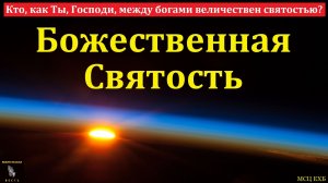 "Божественная Святость". П. Г. Костюченко. МСЦ ЕХБ