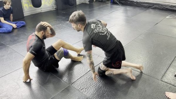 Грэпплинг халф гард работа снизу