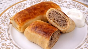 Как я пеку и заворачиваю блинчики для Вас.