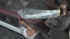 Изготовление ножа для разделки рыбы филейника. Процесс изготовления ножа для разделки рыбы.