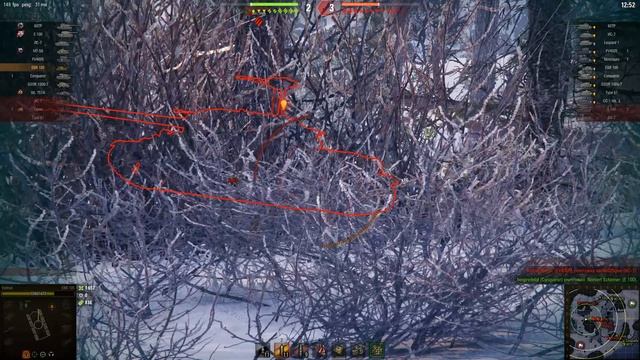 Мир Танков. Полигон. Бой на EBR-105. Взял 2 фрага и 3.6К урона. смотреть онлайн