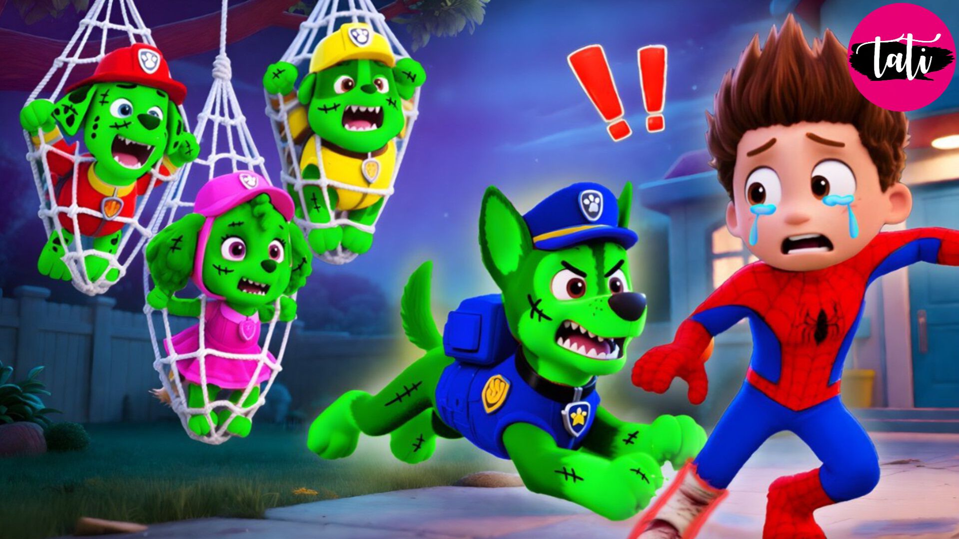 Щенячий патруль и Маршалл. Залипательное видео. Мультфильм для детей и малышей. Анимация 246 смотреть онлайн