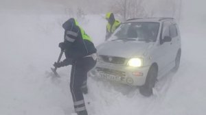 Чукотку накрыл сильнейший снежный шторм