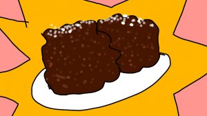 Готовим шоколадный кекс (называем негр в пене) с Крис! (2 часть)