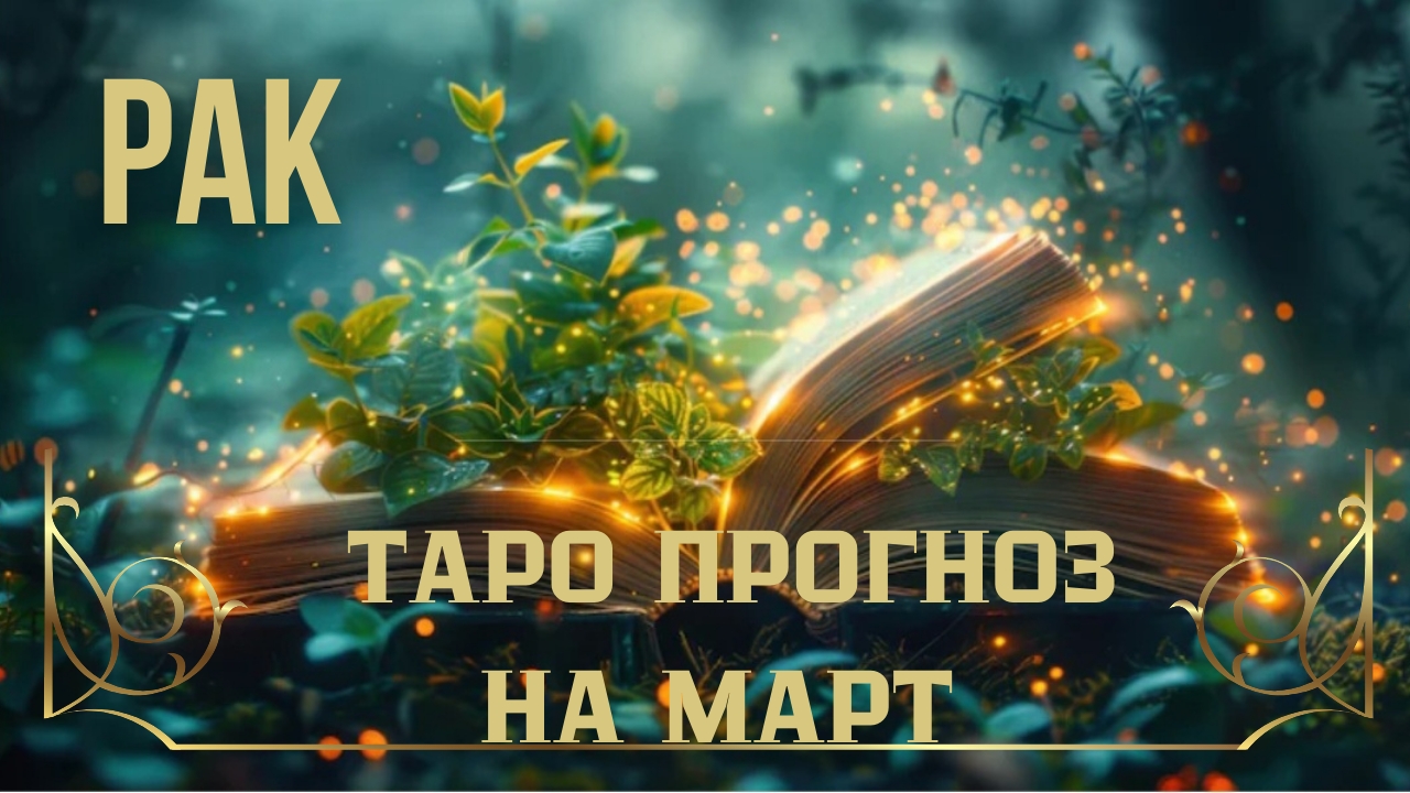 РАК ♋️ ТАРО ПРОГНОЗ НА МАРТ 2026 г от Натали Эллиф смотреть онлайн