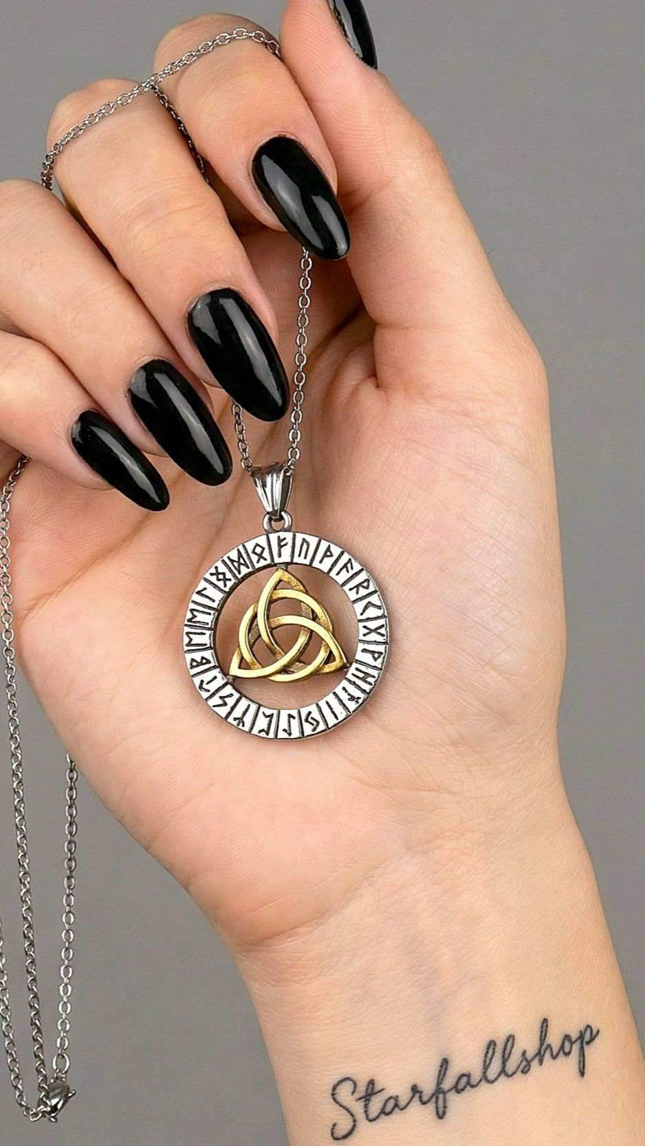 Стальной кулон "Трискель" от StarfallShop