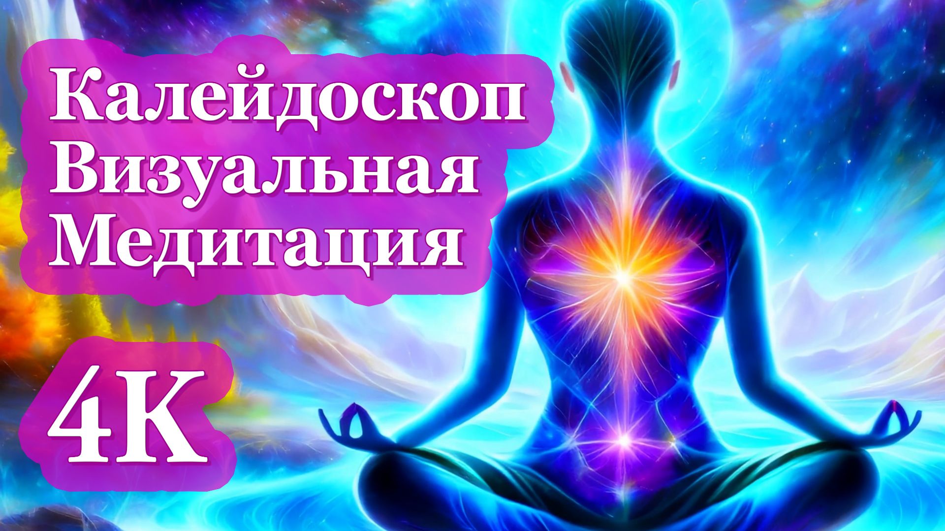 4K Калейдоскоп | Визуальная Медитация для Внутренней Гармонии и Глубокой Релаксации 🌈✨🌀