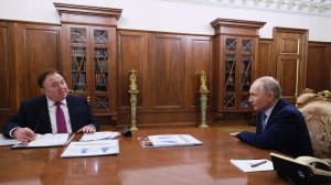 Владимир Путин встреча с главой Ингушетии Махмуд-Али Калиматовым, Кремль, 17 февраля 2026 года