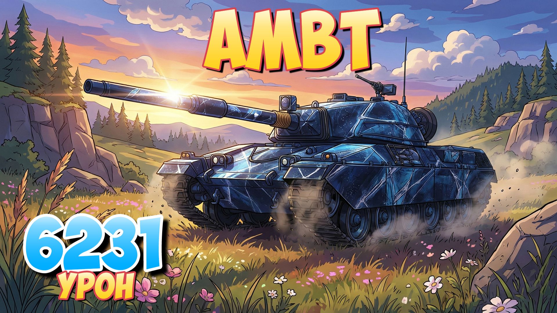 AMBT - 3 Фрагов 6.2K Урона • Мир Танков смотреть онлайн