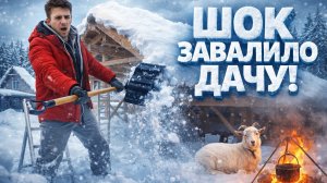 ШОК!  ЗАВАЛИЛО ДАЧУ