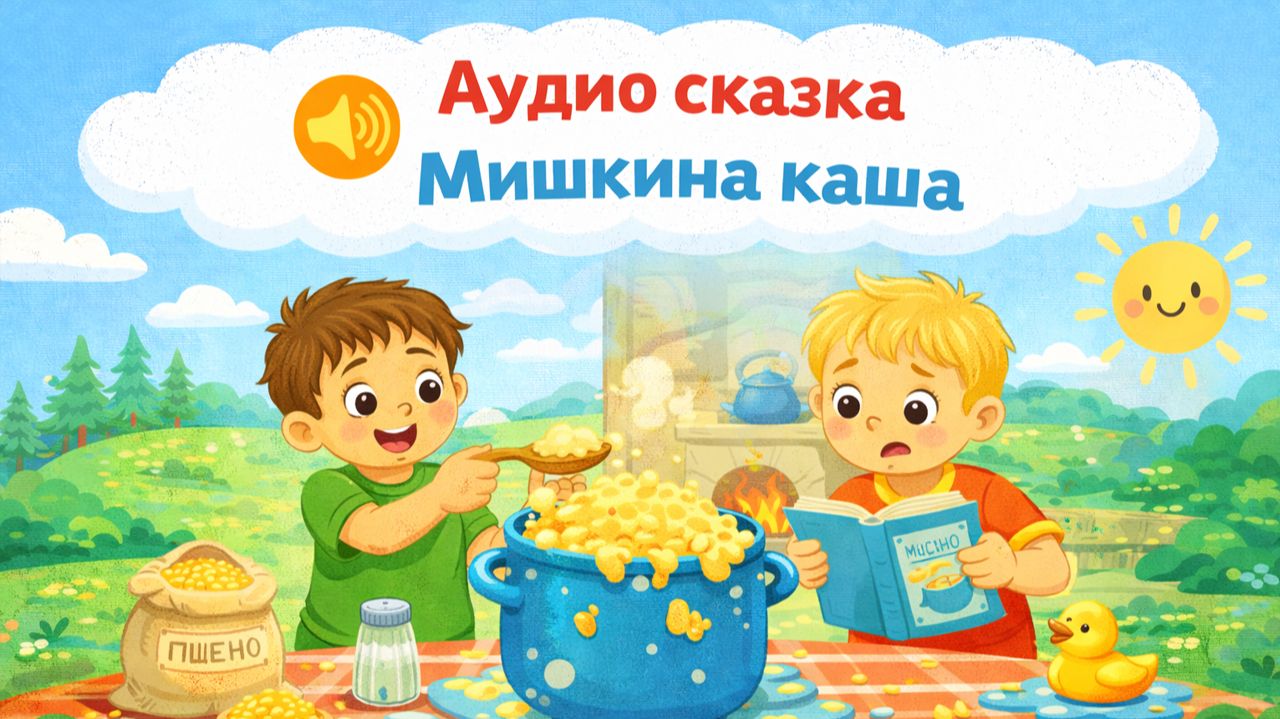Мишкина каша. Сказки на ночь для детей. Сказки у камина | Аудио сказки | Поучительные сказки смотреть онлайн