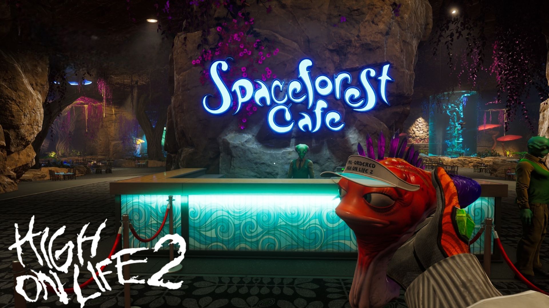 High On Life 2   Семейный ужин со своей Мамой в кафе. Космический лес часть 1. Прохождение!