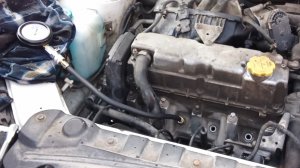 Замер компрессии на Лада Гранта  на пробеге 177600 км.