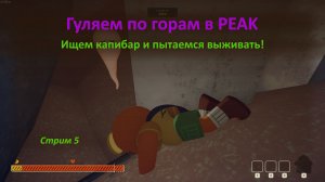Гуляем по горам в PEAK: ищем капибар и пытаемся выживать! + REPO