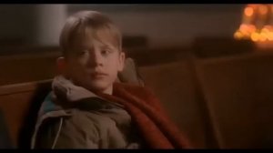 Home Alone (1990) || Church full scene || Kevin & Old Man Marley || with Subtitles