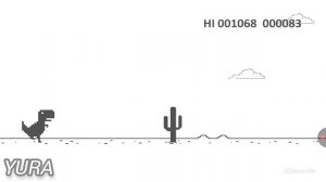 Легендарная игра из Google ,,Dino T-Rex"# Yura!)🦕