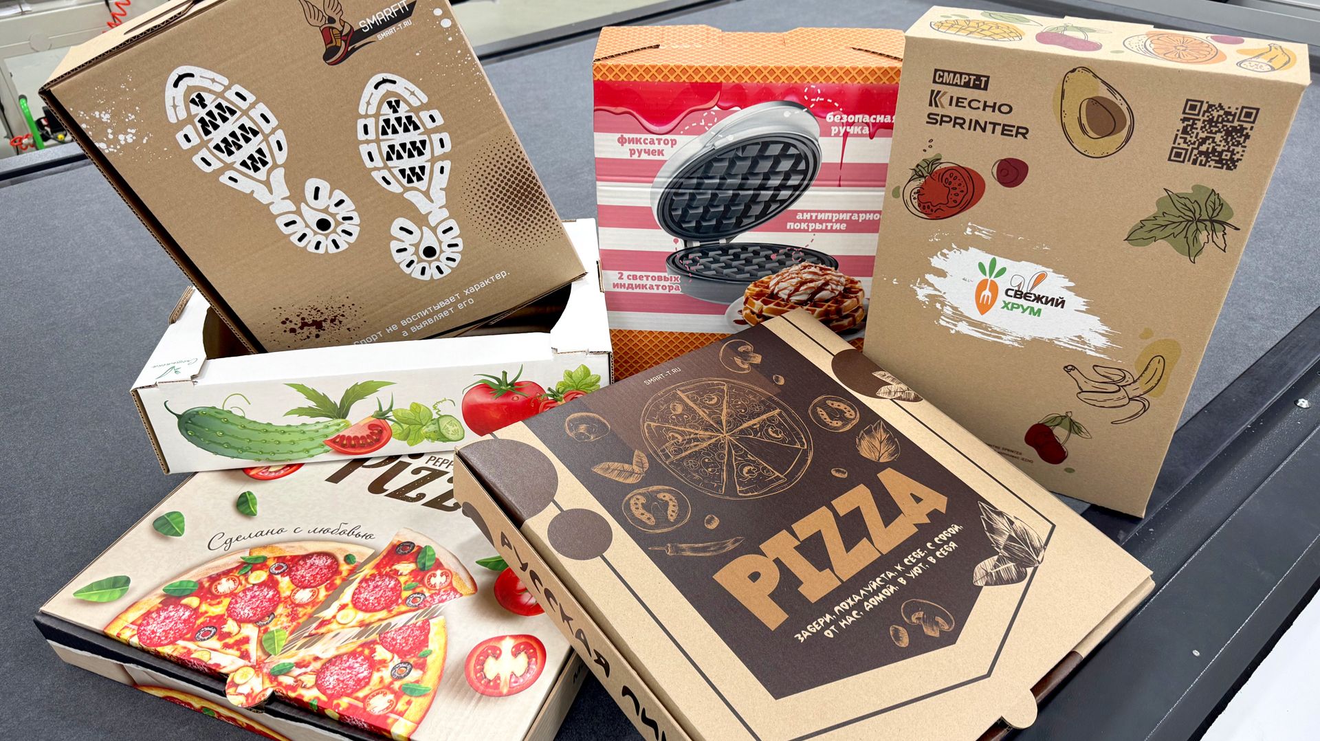 Гофроупаковка - цифровая печать и раскрой за пару минут!