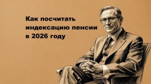 Как посчитать индексацию пенсии в 2026 году