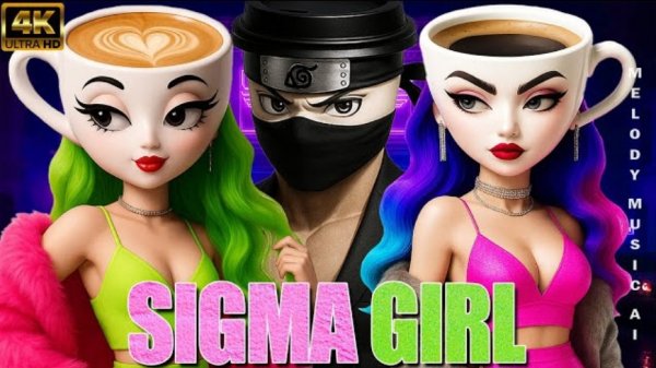 Сигма Герл и Балерина Капучино, музыкальный ремикс.