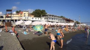 Типичный Адлер (Сочи) 😎Центральные пляжи "Мандарин" и "Чайка".Отдых в Адлере 🔥