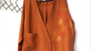 Вышивка на жакете