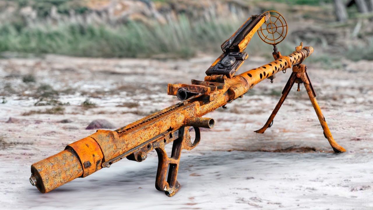 Реставрация легендарного немецкого пулемета | MG-34