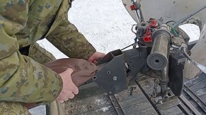 Мототолкач . Узел перелома дышла .