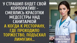 Истории из жизни: У страшил будет свой корпоратив! - смеялись красотки медсестры над санитаркой...