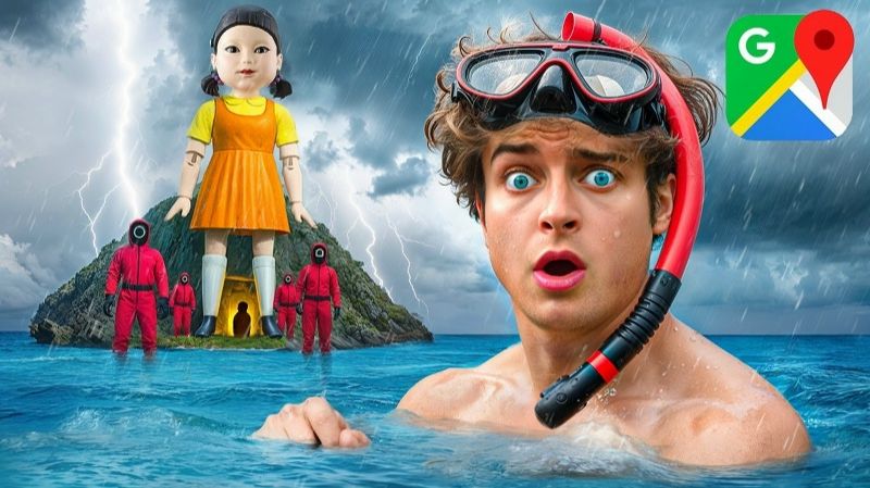 Выживание в локациях Squid Game на Google Maps! [Topper Guild] смотреть онлайн