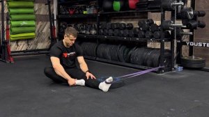 Инверсия стопы с резиной | Ankle inversion with resistance bad