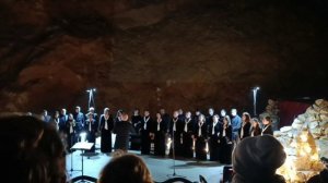 Концерт в Новоафонской пещере 03.01.2026. Завершение концерта.