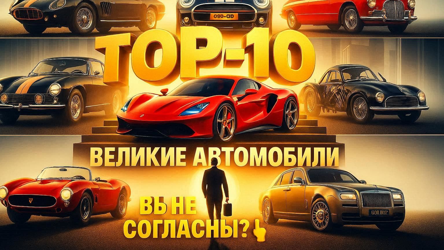 ТОП-10 ВЕЛИЧАЙШИХ АВТО В ИСТОРИИ. Спорим, вы не согласны с первым местом?