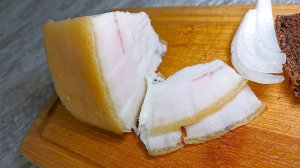 Самый лучший способ хранения сала.