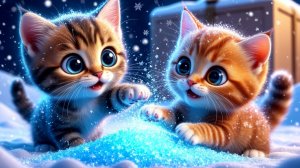 НЕОБЫЧНЫЙ СНЕГ ДЛЯ КОТОВ ❄️😱 ЧТО ЭТО?