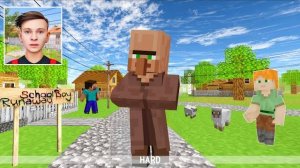 ИГРА СКУЛБОЙ ПРЕВРАТИЛАСЬ В МАЙНКРАФТ! ► SCHOOLBOY RUNAWAY