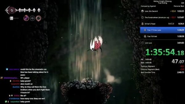 Спидран Silksong за 3 часа от FirebOrn