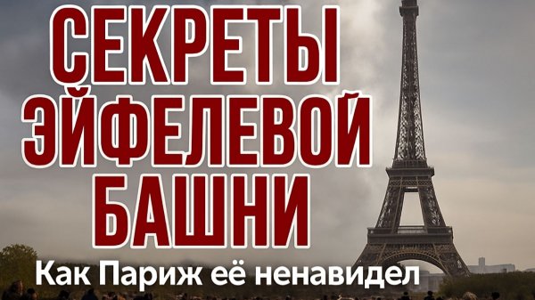 СЕКРЕТЫ ЭЙФЕЛЕВОЙ БАШНИ: ПОЧЕМУ ЕЁ ХОТЕЛИ СНЕСТИ В ПЕРВЫЙ ЖЕ ГОД