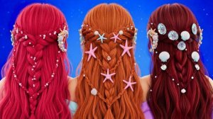 Рыжие волосы для русалки 🧜 Потрясающее преображение