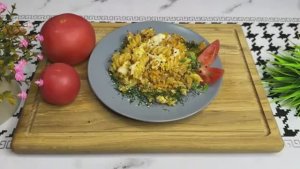 🍝 Макароны с мясом и взбитым яйцом.Тот же вкус, что и в детстве