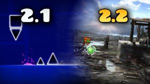 Все мои коллабы в Geometry Dash 2.1 - 2.2