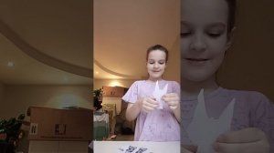 как сделать бумажного котика .mp4